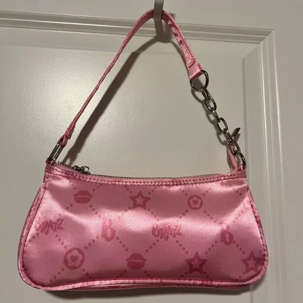 Dolls Kill x Bratz Girlz Really Rock Satin Repeat Print Shoulder Bag NEW - Picture 2 of 9